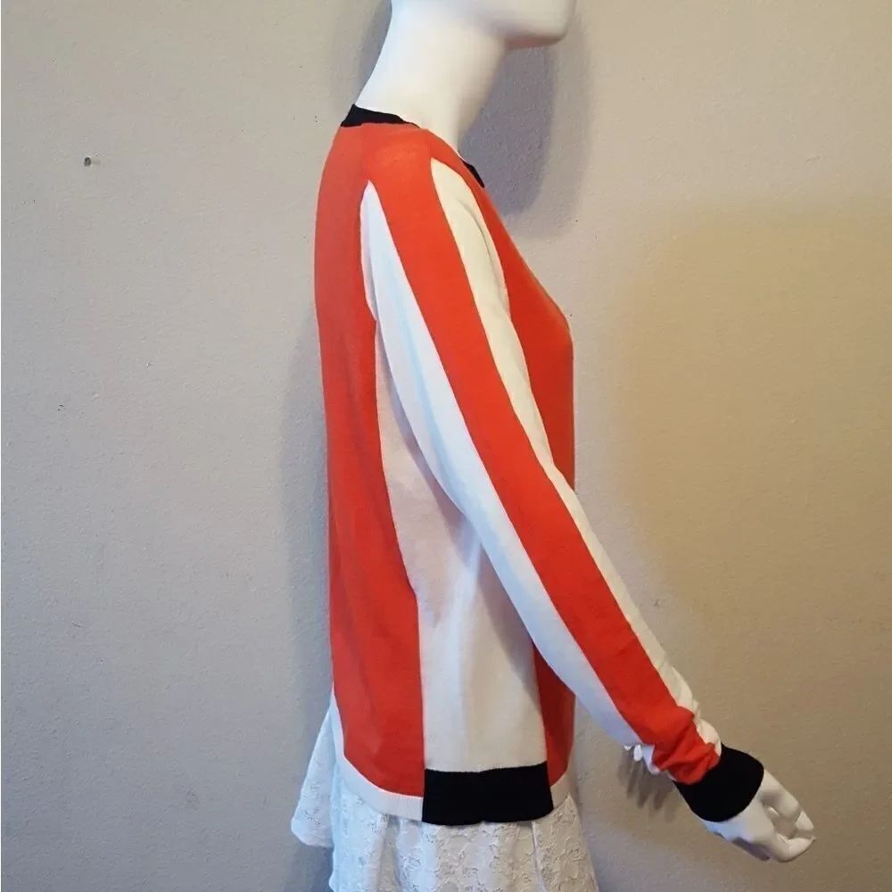 Boss Ferda Colorblock Sweater Sz L - Picture 5 of 8